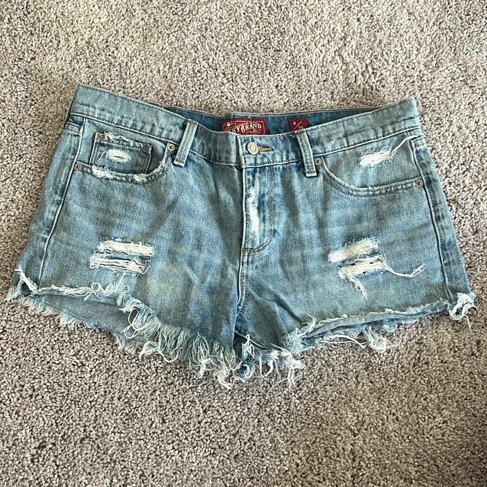 Lucky Brand distressed denim shorts